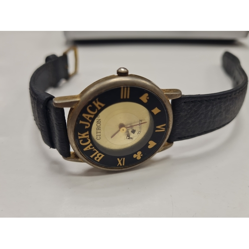 023A - Vintage black jack citron watch