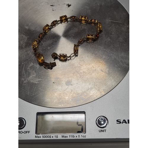 014A - Antique 9ct gold bracelet 5 grams