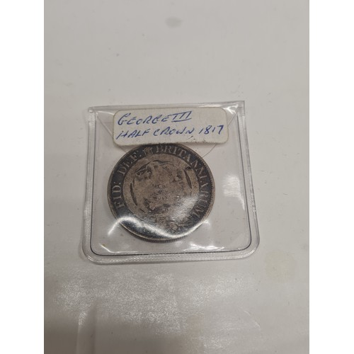 02B - George III half crown 1817