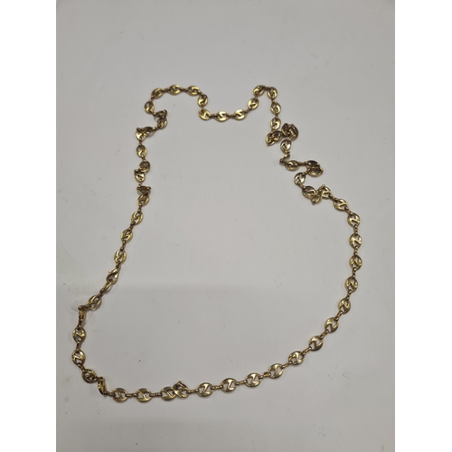 9S - 18 g large gents chain,came out of house clearance with all gold but cant locate stamp so down as un... 