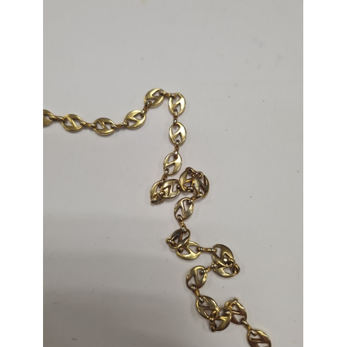 9S - 18 g large gents chain,came out of house clearance with all gold but cant locate stamp so down as un... 