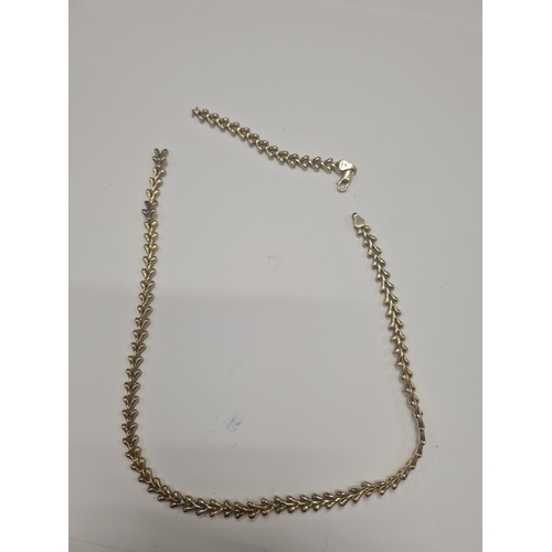 3F - 9k gold chain for repair 11 grams