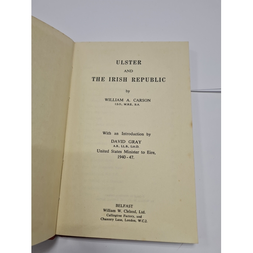 17S - Ulster and the Republic William a carson