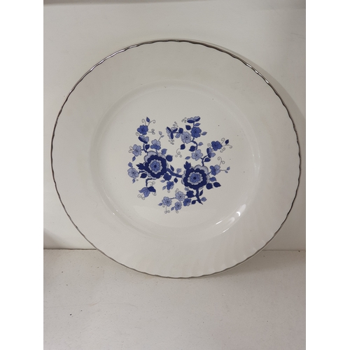 239 - Large Blue Ironstone Enoch Wedgwood Plate