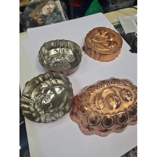 9H - 3 graduate copper moulds