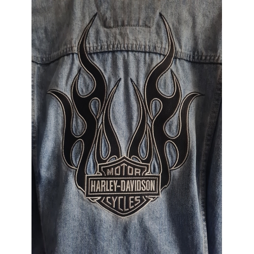 4G - Vintage harley Davidson denim jacket