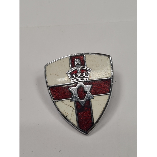 493 - Red hand of ulster badge