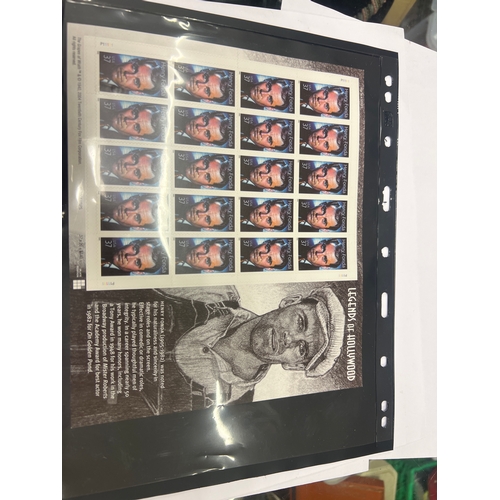 77N - Legends of Hollywood Henry Fonda collection stamps