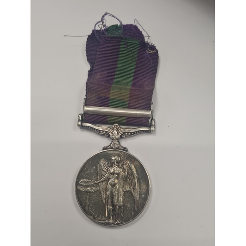 8S - GENERAL SERVICE MEDAL MALAYA r w wescott