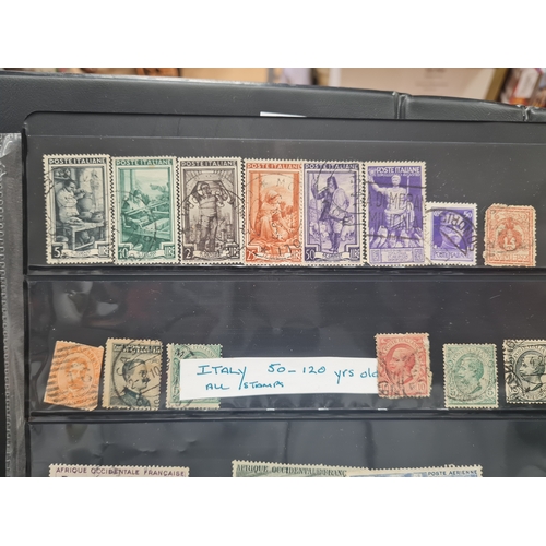 0038X - Vintage Italian stamps lot