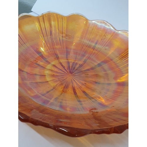 2Z - Beautiful Vintage Carnival Glass Dish