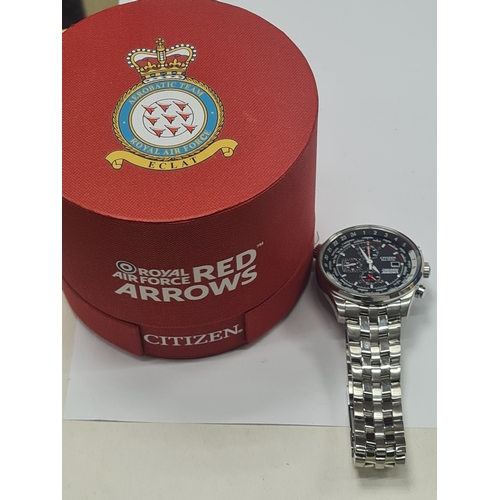 02Q - Citizen red arrows watch in box