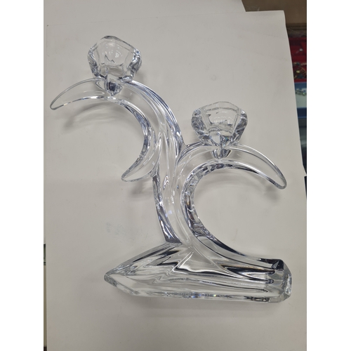 017D - Duiske crystal candle holder