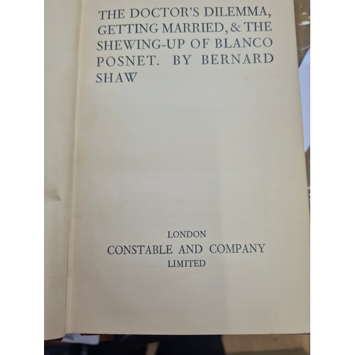 1G - Vintage 1932 the doctor's dilemma getting married & the shewing up of blanco postnet by Bernard shaw