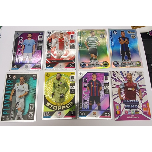 13U - Joblot of holographic collectable football cards