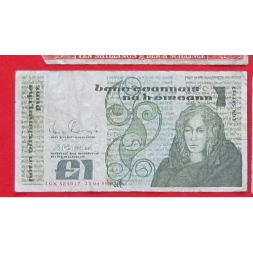 13F - Vintage irish £1 note