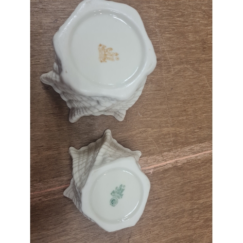 002G - Vintage belleek vases