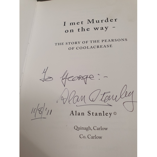 121Y - Alan Stanley Hardback I Met Murder On The Way (Signed)