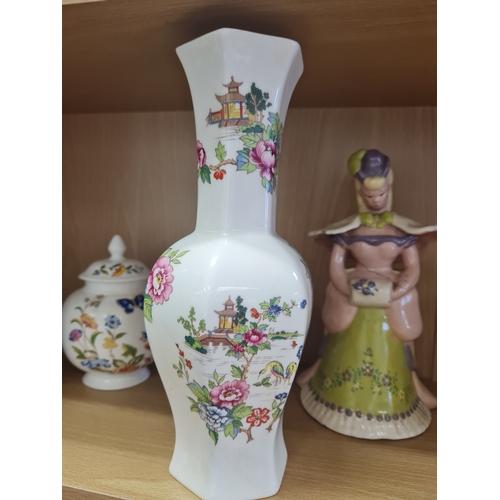 27C - Large Staffordshire vase