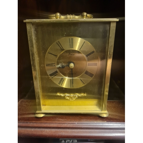 46 - Vintage brass clock