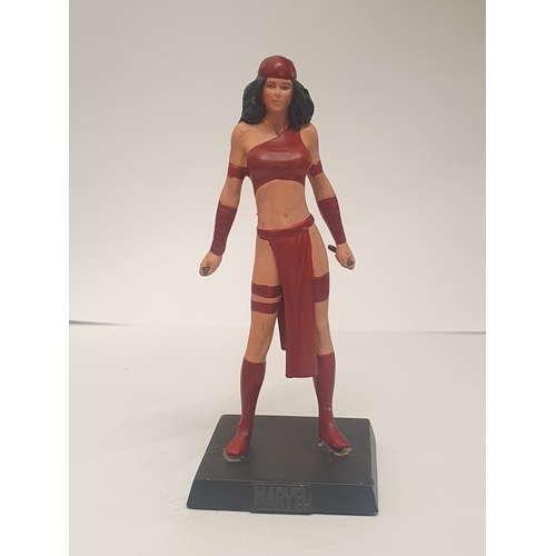 73 - Heavy Lead Marvel Collectors Figure Elektra