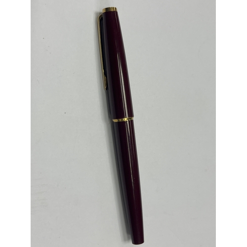 01P - Mont blanc fountain pen 14ct gold nib working

Relisted due to non payer no reserve