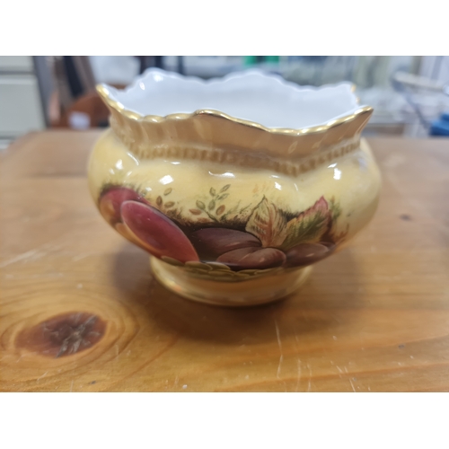 238 - Aynsley orchard gold bowl