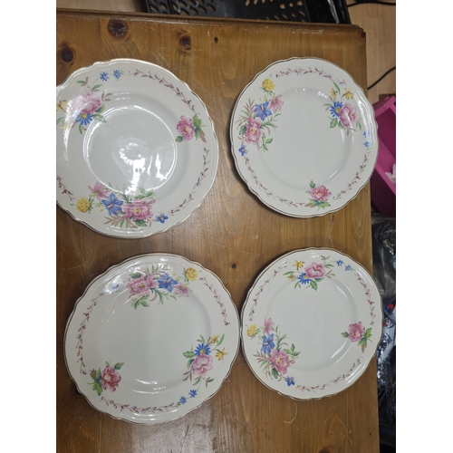 239 - Set of 4 adams plates