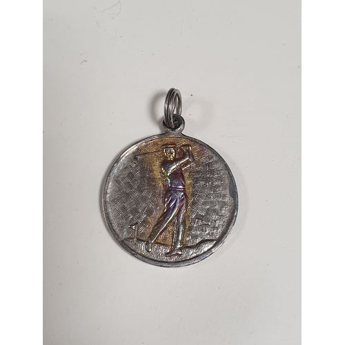 276 - Double Sided Golf Pendant