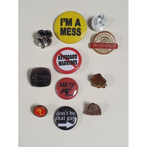 291 - Collection of pin badges