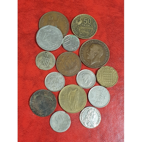 66B - Collection of mixed vintage Coins