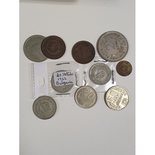 66C - Collection of vintage Bulgaria Coins