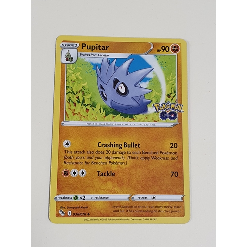 5G - Pokemon Go Collectors Card Pupitar