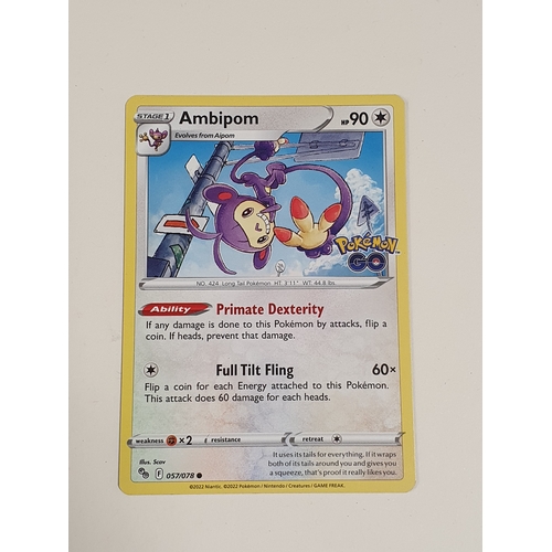 18G - Pokemon Go Collectors Card Ambipom