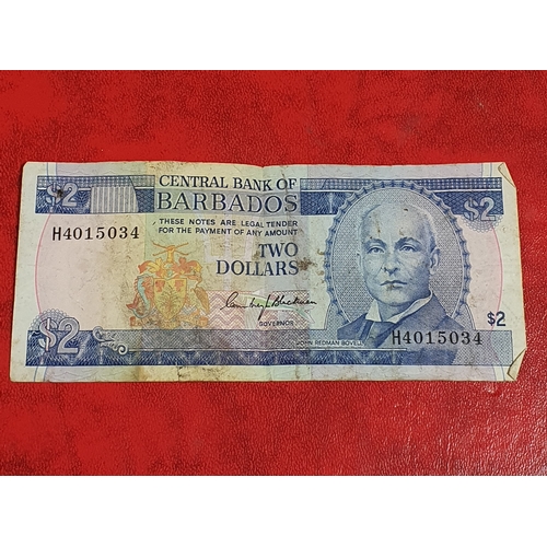 100H - Vintage Barbados Bank Note