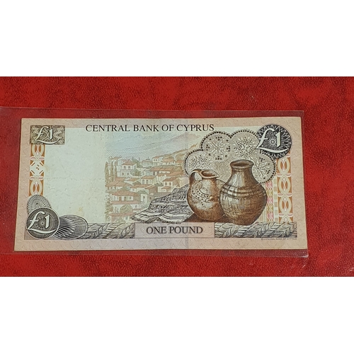 182H - Vintage Cyprus Banknote