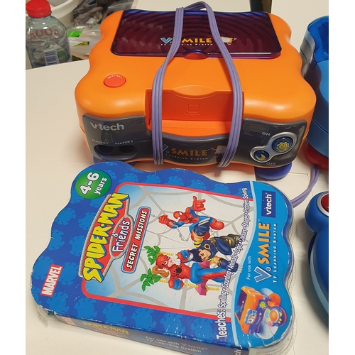 42H - Vtech Vsmile Learning systems with extras