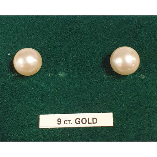 42J - 9ct Gold Earrings