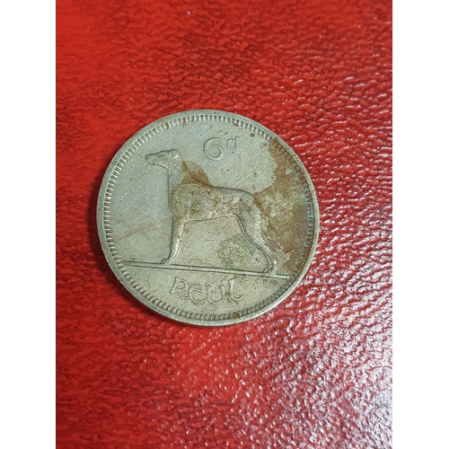 6H - Vintage Irish coin 1964