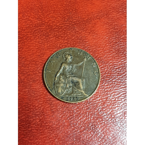 17H - Vintage Irish coin 1920 Farthing