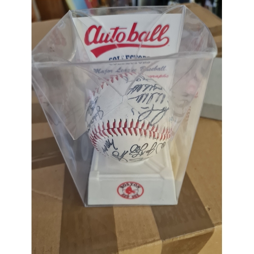 015K - Boston red sox signed ball