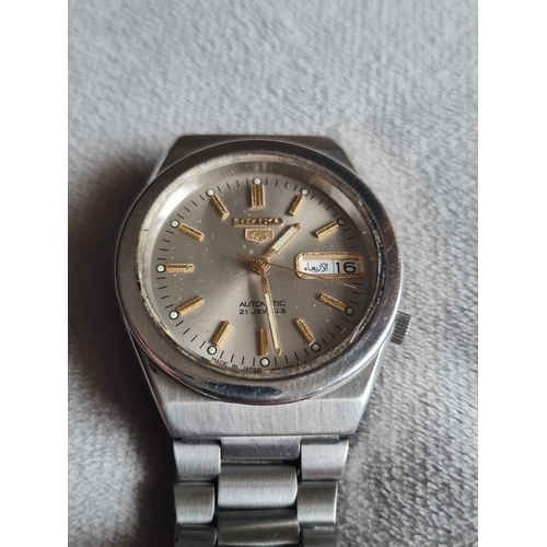 01W - Vintage seiko automatic 21 jewels watch pwo