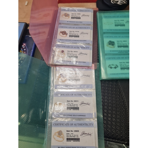 309A - Joblot of coa in jewellery