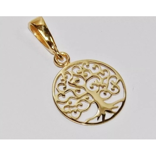 23D - 9CT GOLD TREE OF LIFE PENDANT