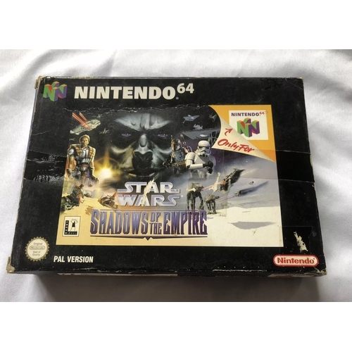 16P - N64 Star Wars Shadow Of The Empire No Manual Box Protector