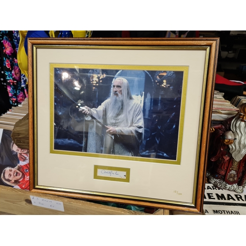 019K - Limted edition 12/100 signed Christopher lee lord of the rings with coa

Relisted due to non payer