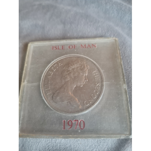 2G - Isle of man 1970 one crown