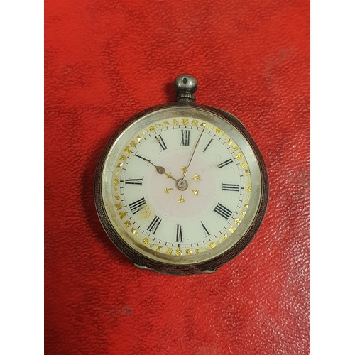 06C - Vintage Silver Stamped Pocket Watch