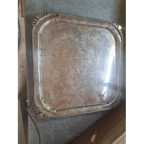 15N - Vintage stamped large serving tray