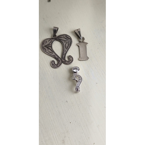 24F - Sterling silver pendants